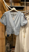 Blue Stripe Blouse