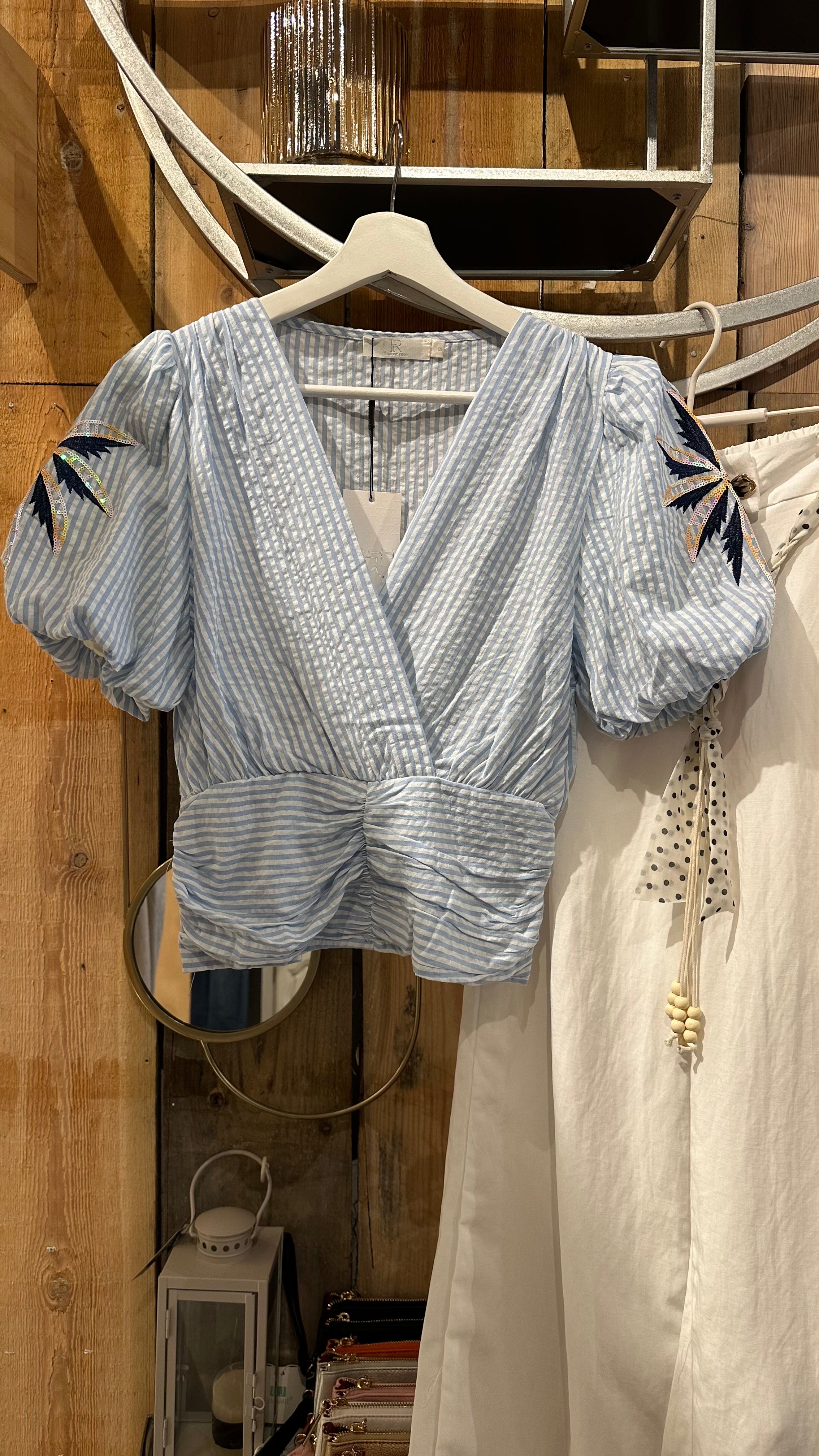Blue Stripe Blouse