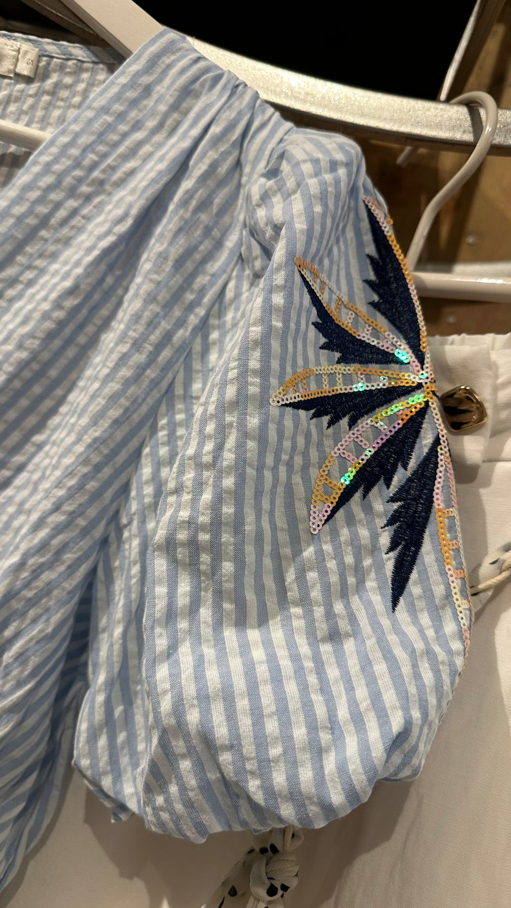 Blue Stripe Blouse