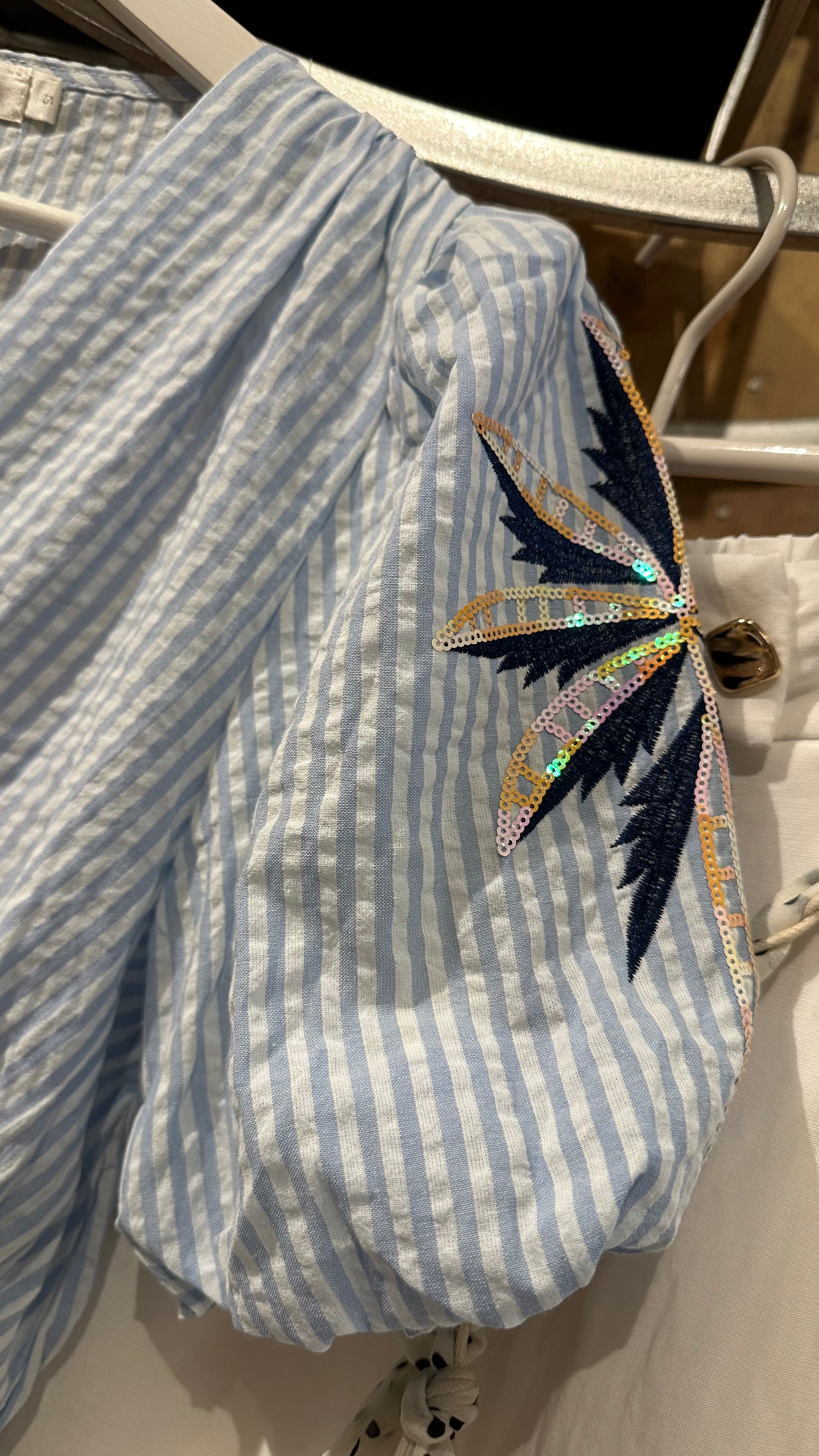 Blue Stripe Blouse