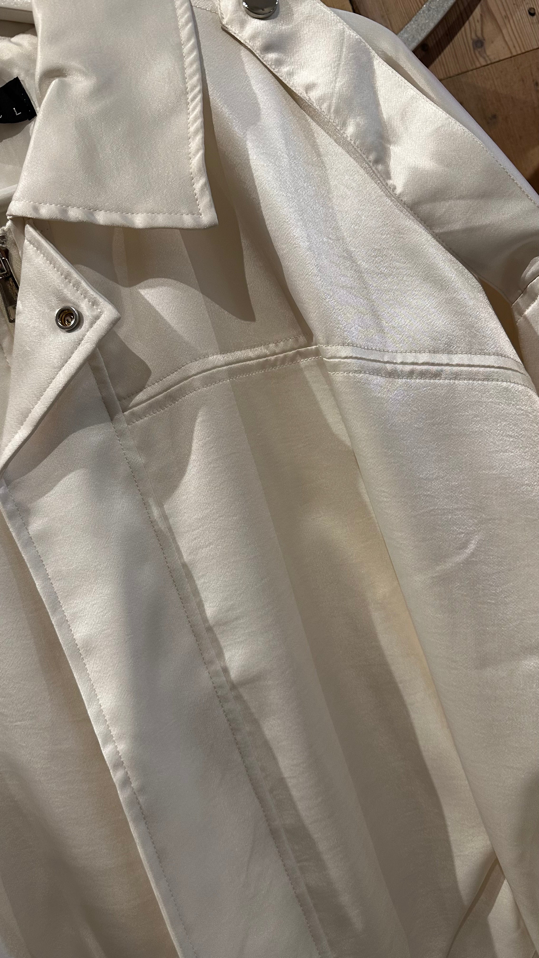 White Satin Jacket