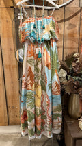 Tropical Print Dress