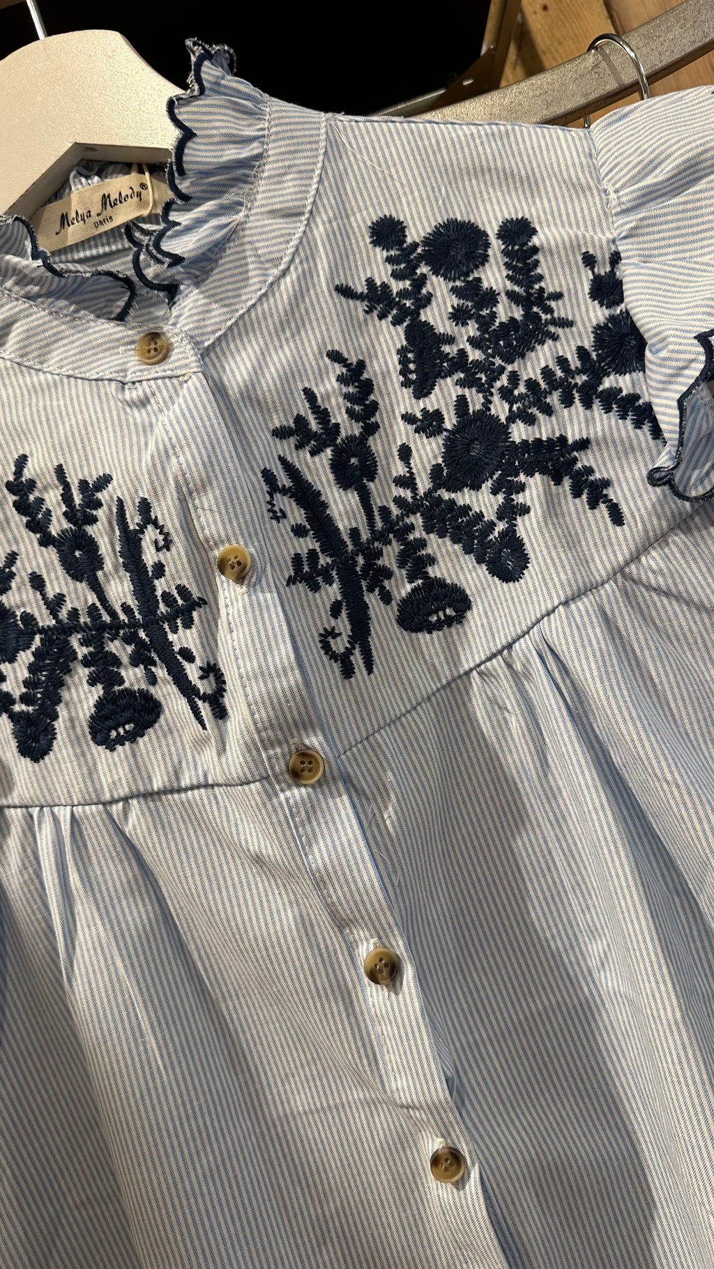 Blue Stripe Blouse