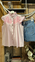 Pink Stripe Blouse
