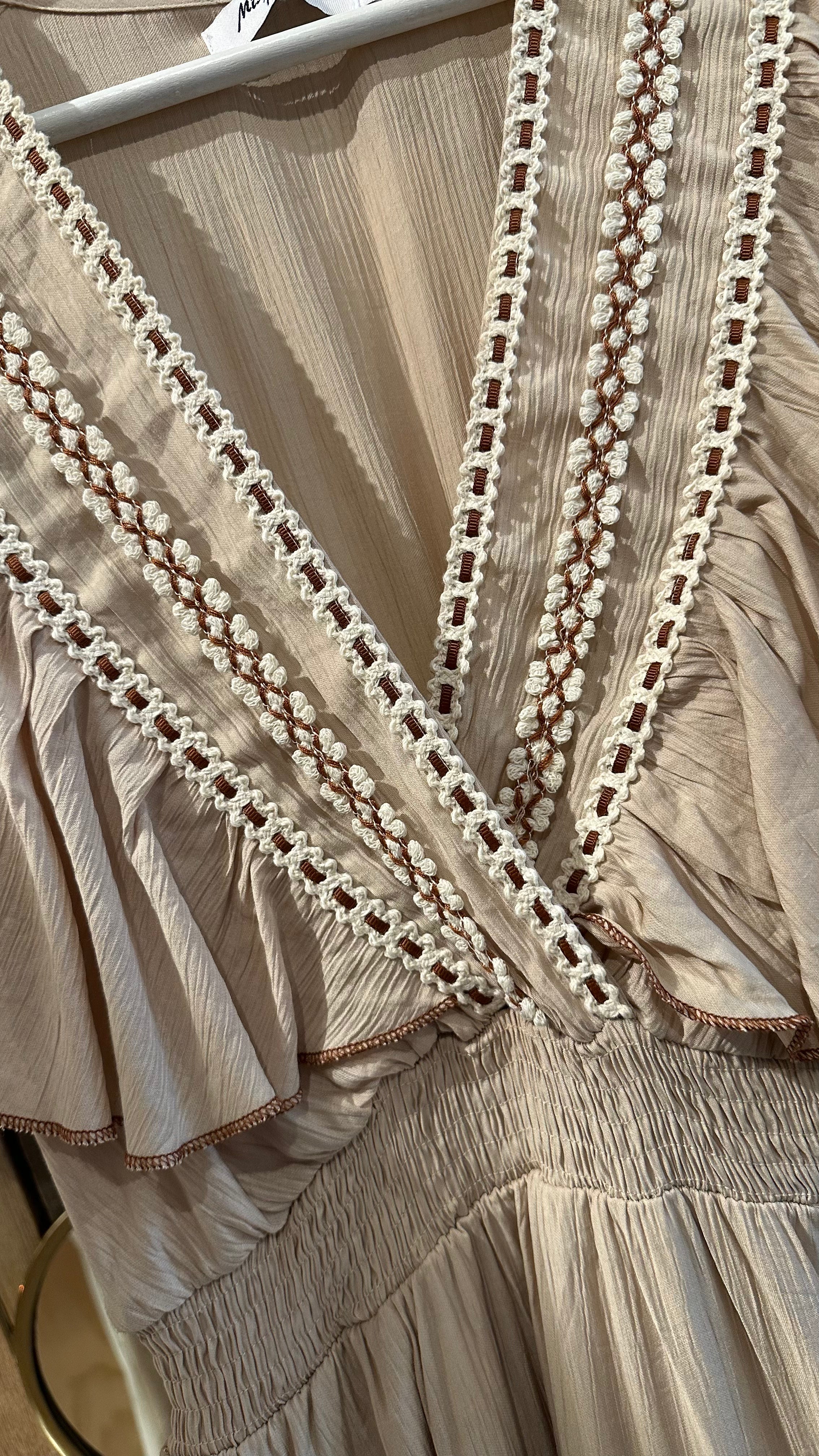 Beige Maxi Dress